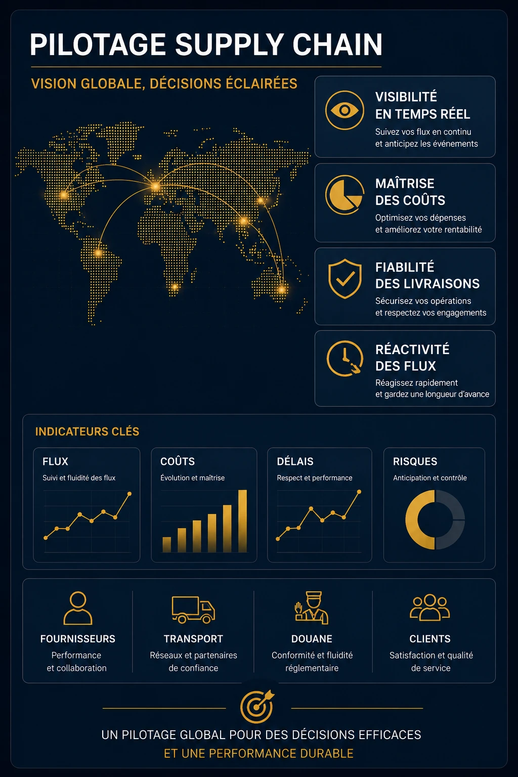 Pilotage Supply Chain - vision globale, décisions éclairées - STRANEXO